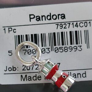 Authentic Pandora Sterling Silver Glow-in-the-dark Lighthouse Dangle 792714C01